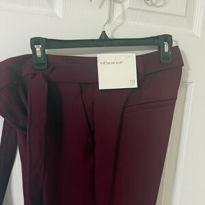 LOFT The Devin Tie waist slim 10 curvy NEW WITH TAGS